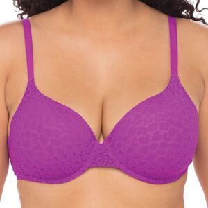 Purple Lace Racerback Push Up Bra‎